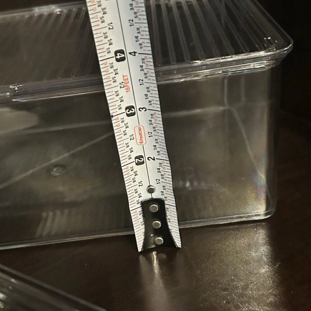 iDesign Hinged-Lid Stackable Boxes (Small and Large) - Picture 3 of 7
